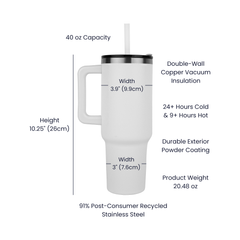 Engraved Key To My Heart Tumbler, Personalized Gift