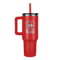 Engraved Key To My Heart Tumbler, Personalized Gift