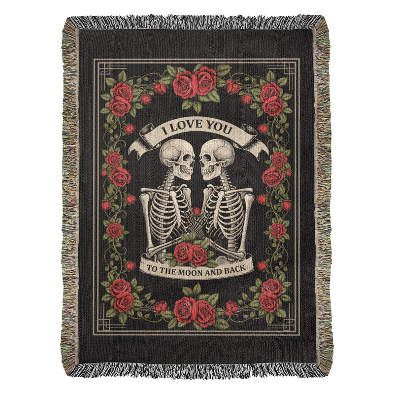 Engraved Til Death Do Us Part Heirloom Blanket, Personalized Gift
