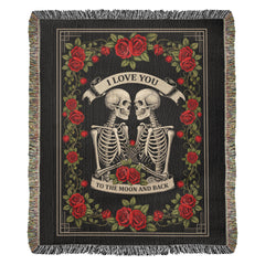 Engraved Til Death Do Us Part Heirloom Blanket, Personalized Gift